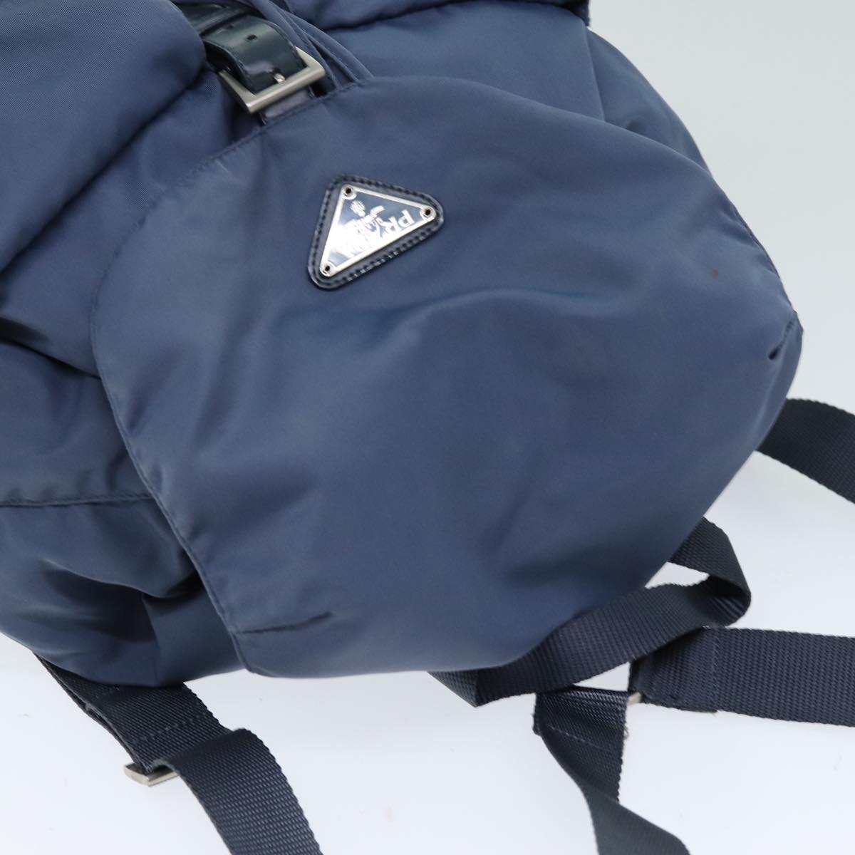 PRADA Backpack Nylon Blue Auth 72169