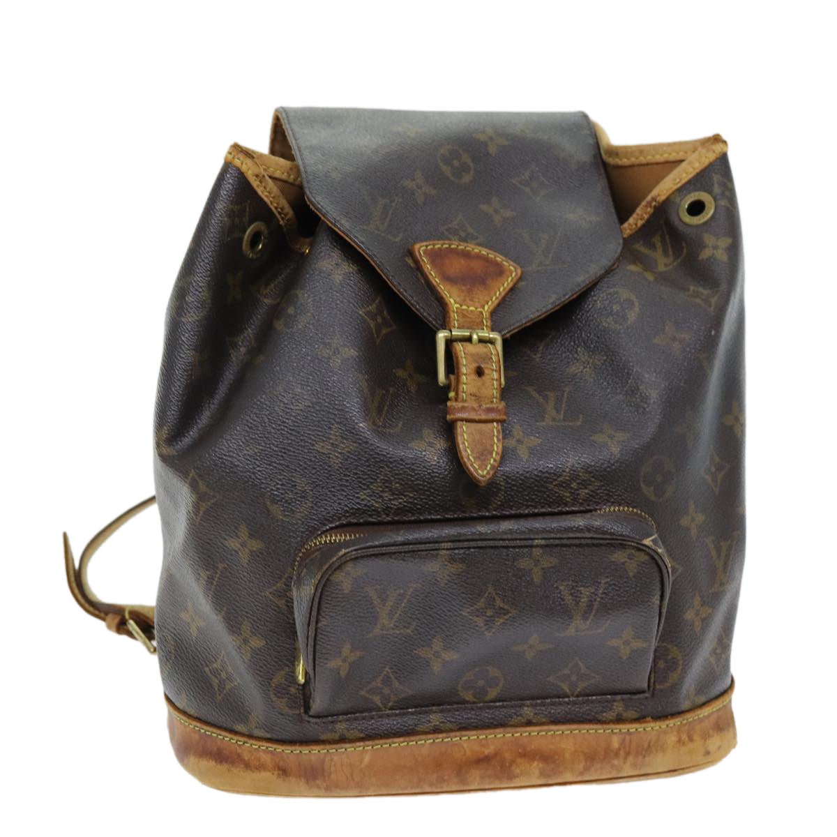 LOUIS VUITTON Monogram Montsouris MM Backpack M51136 LV Auth 72200