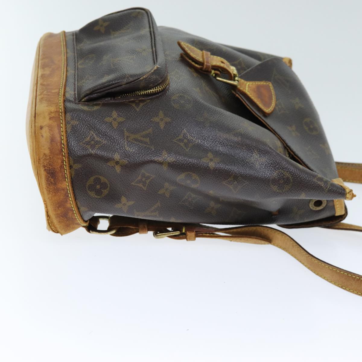 LOUIS VUITTON Monogram Montsouris MM Backpack M51136 LV Auth 72200