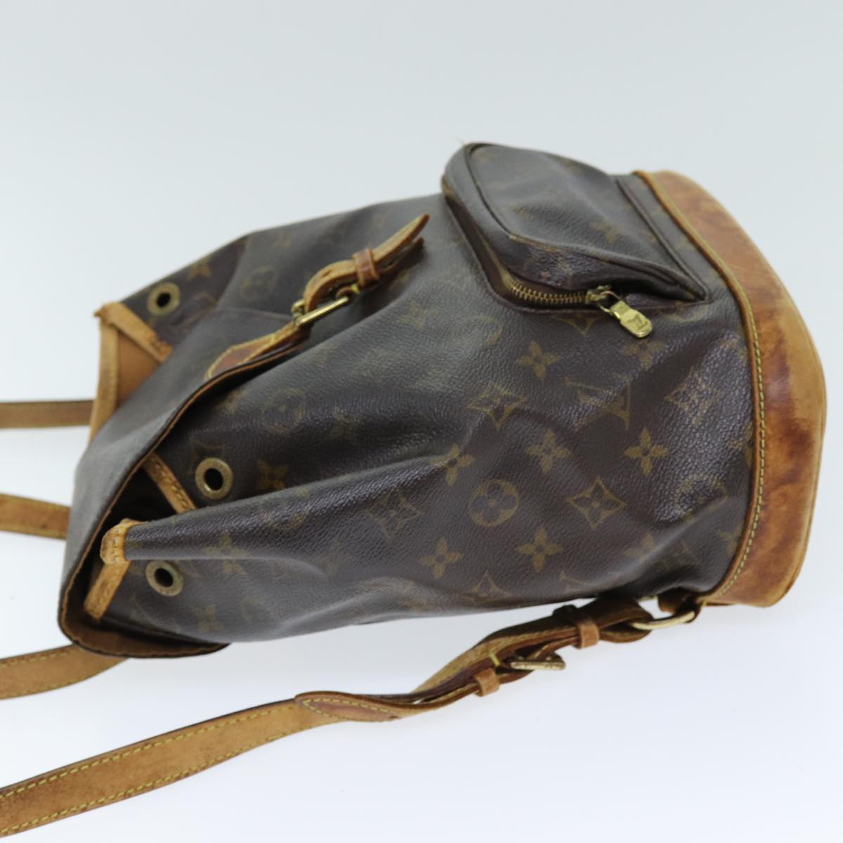 LOUIS VUITTON Monogram Montsouris MM Backpack M51136 LV Auth 72200