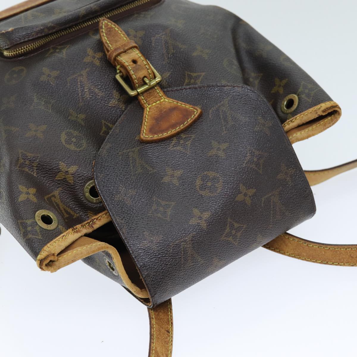 LOUIS VUITTON Monogram Montsouris MM Backpack M51136 LV Auth 72200