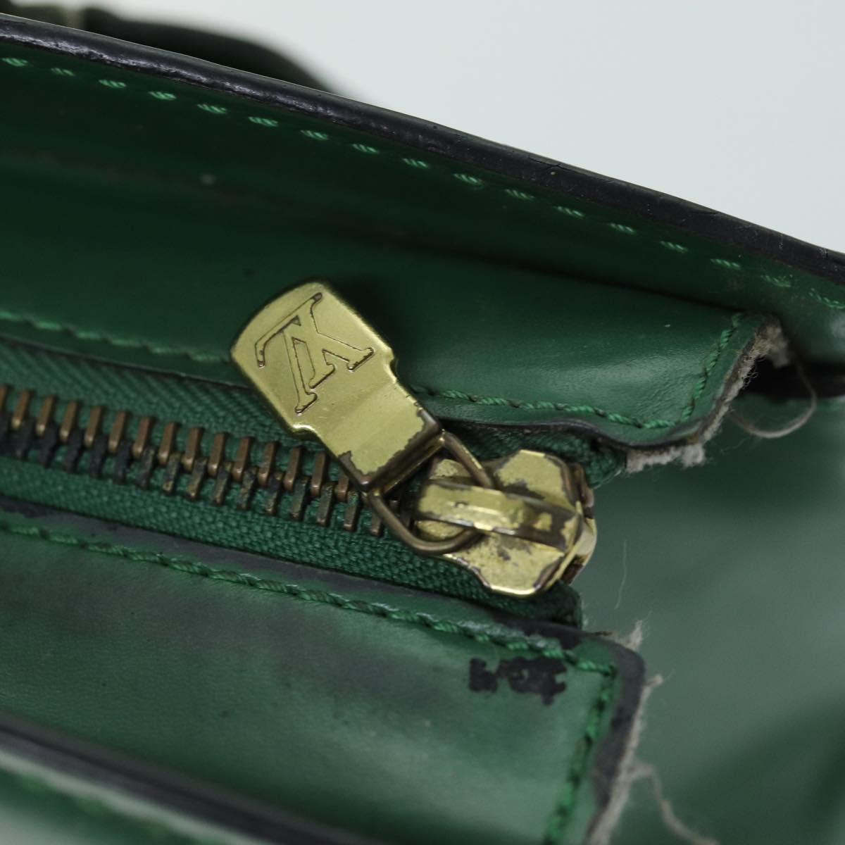 LOUIS VUITTON Epi Riviera Hand Bag Green M48184 LV Auth 72220