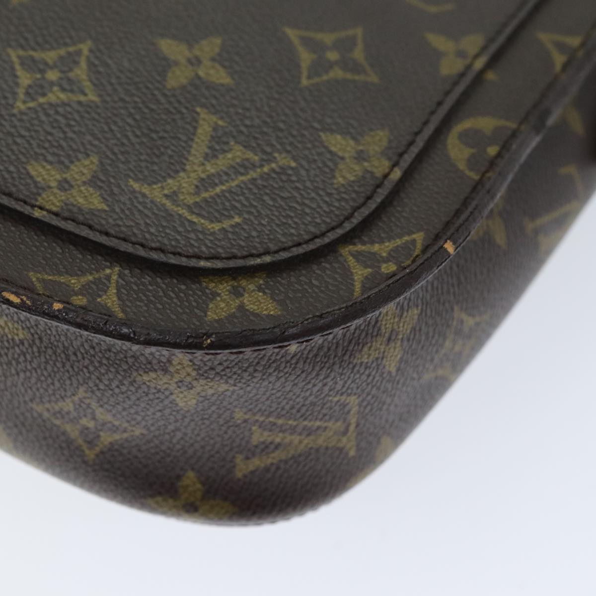 LOUIS VUITTON Monogram Saint Cloud GM Shoulder Bag M51242 LV Auth 72221