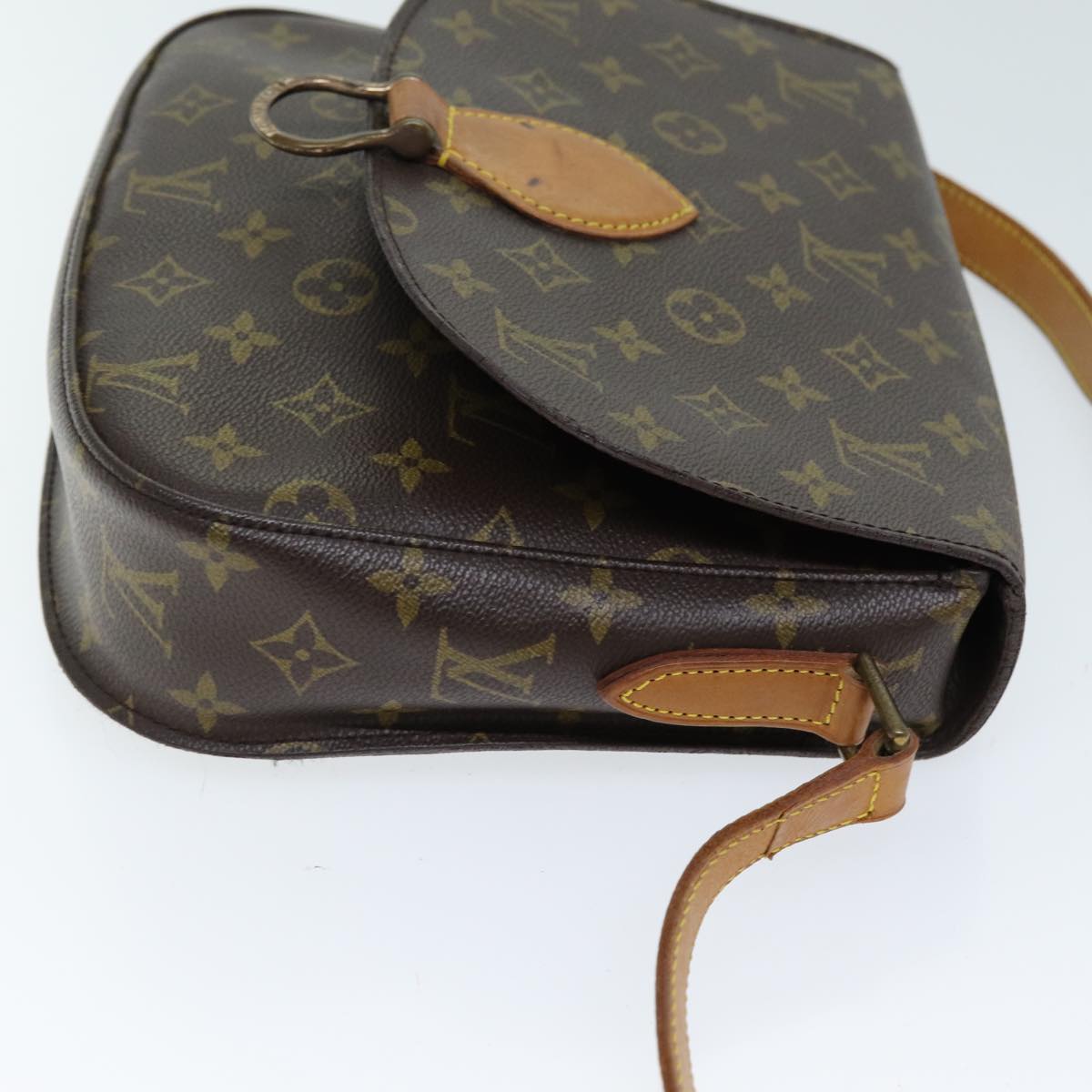 LOUIS VUITTON Monogram Saint Cloud GM Shoulder Bag M51242 LV Auth 72221