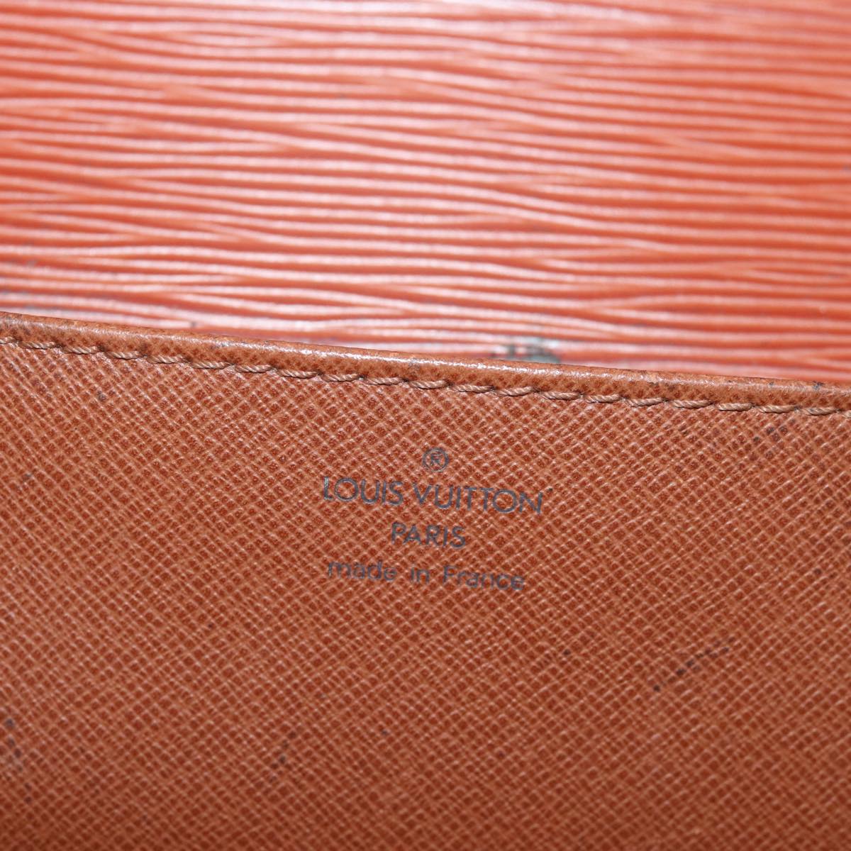 LOUIS VUITTON Epi Serviette Conseiller Briefcase Brown M54423 LV Auth 72238