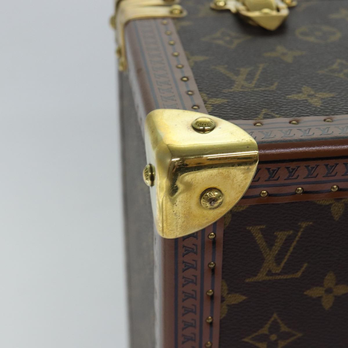 LOUIS VUITTON Monogram Attache Case Trunk SPO LV Auth 72245S