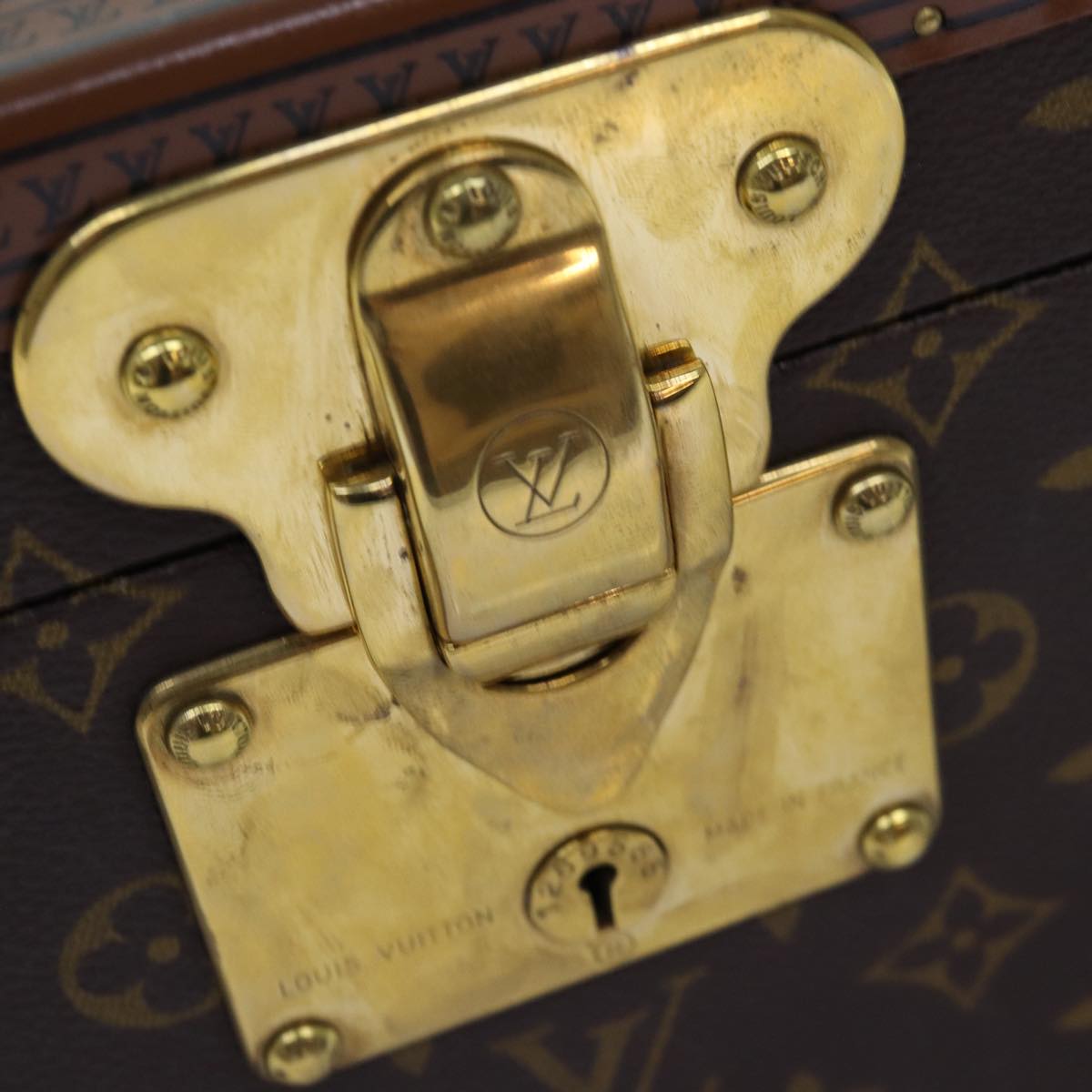 LOUIS VUITTON Monogram Attache Case Trunk SPO LV Auth 72245S