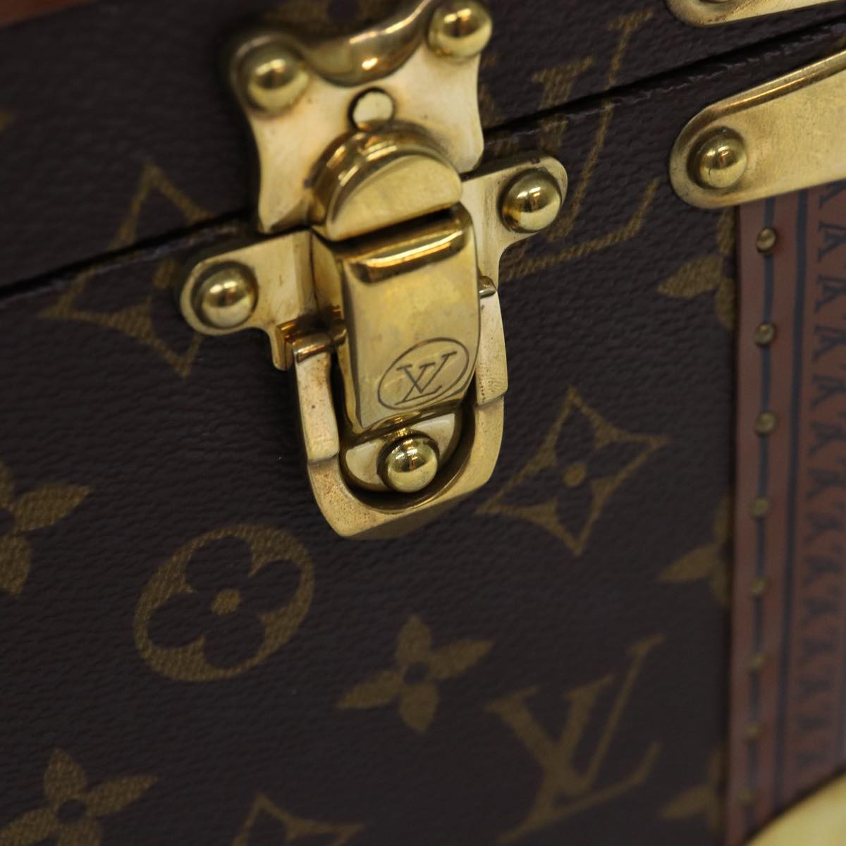 LOUIS VUITTON Monogram Attache Case Trunk SPO LV Auth 72245S