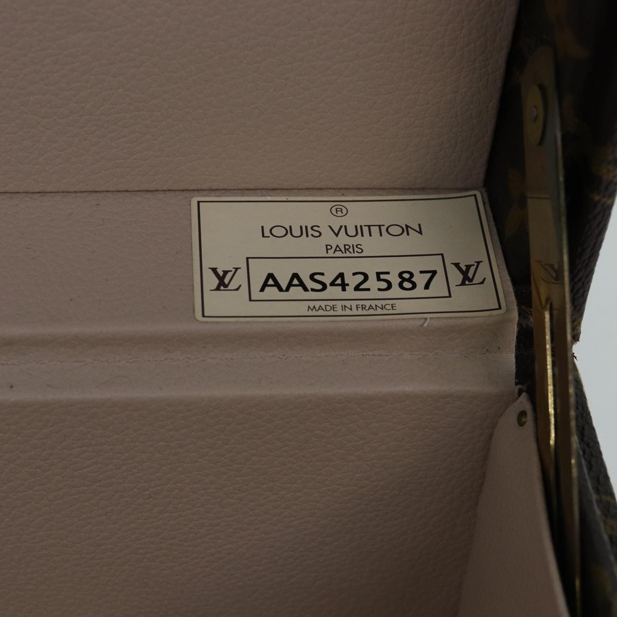 LOUIS VUITTON Monogram Attache Case Trunk SPO LV Auth 72245S