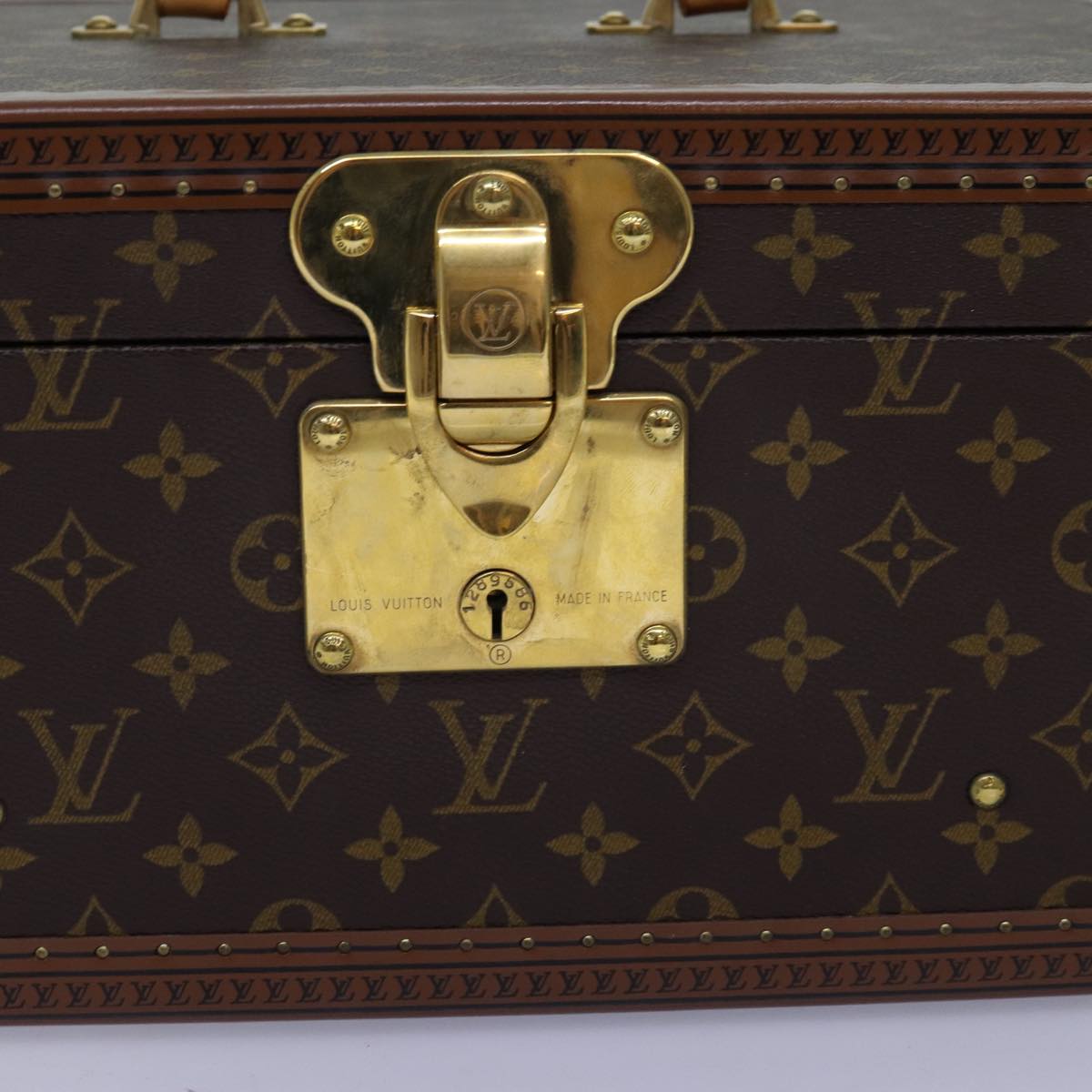 LOUIS VUITTON Monogram Attache Case Trunk SPO LV Auth 72245S