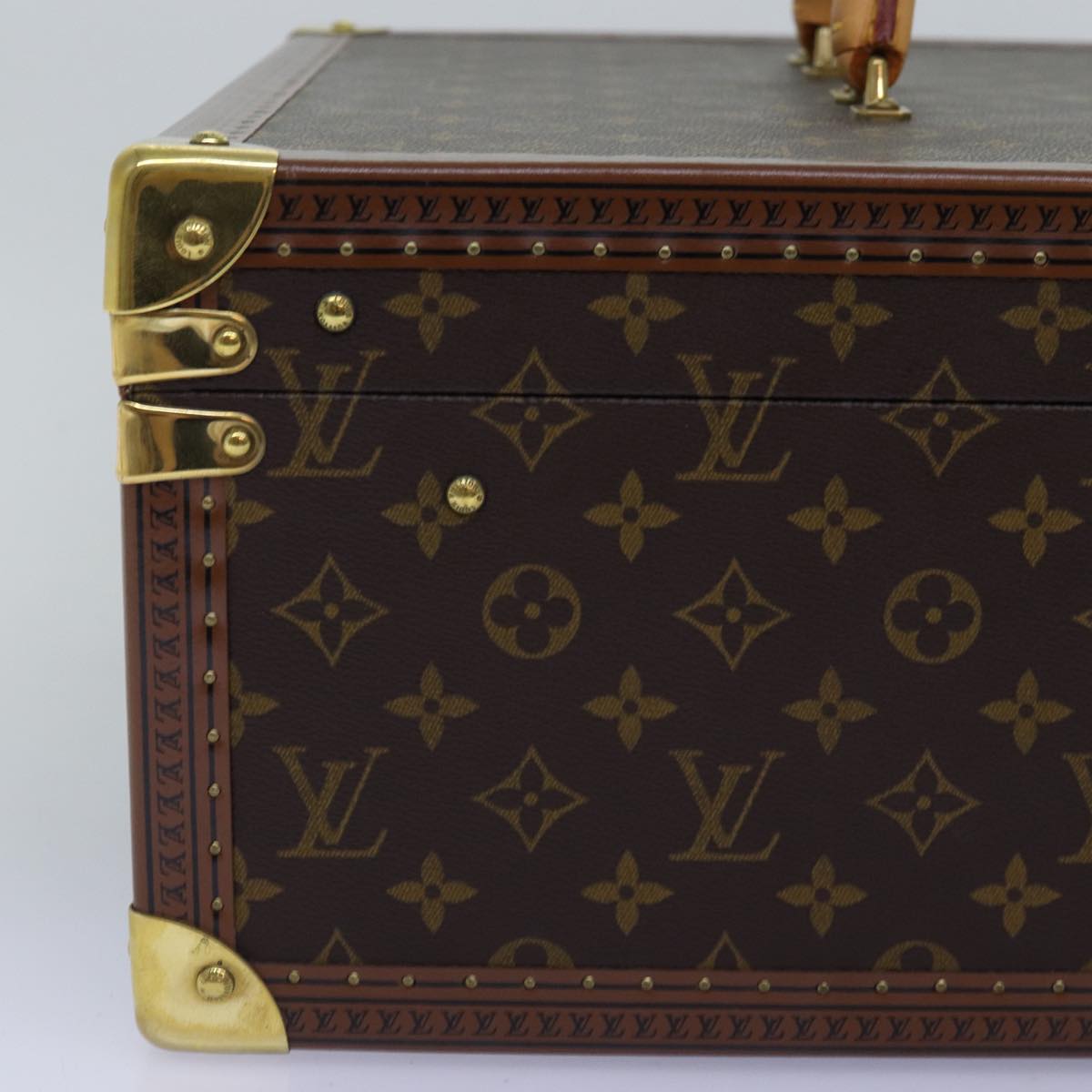 LOUIS VUITTON Monogram Attache Case Trunk SPO LV Auth 72245S