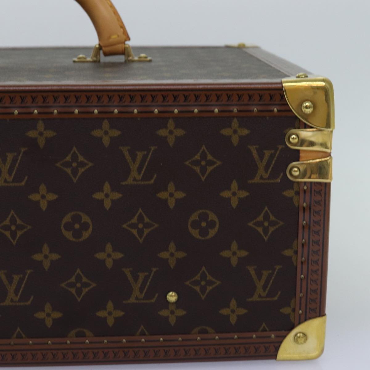 LOUIS VUITTON Monogram Attache Case Trunk SPO LV Auth 72245S