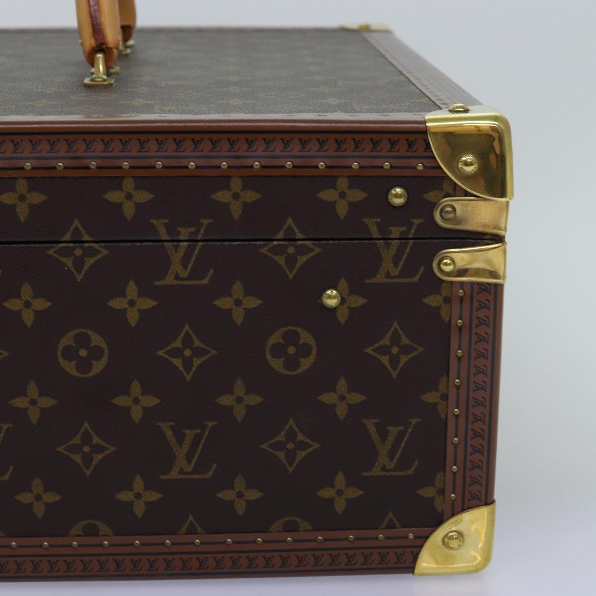 LOUIS VUITTON Monogram Attache Case Trunk SPO LV Auth 72245S