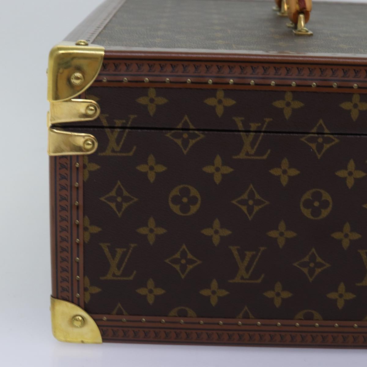 LOUIS VUITTON Monogram Attache Case Trunk SPO LV Auth 72245S