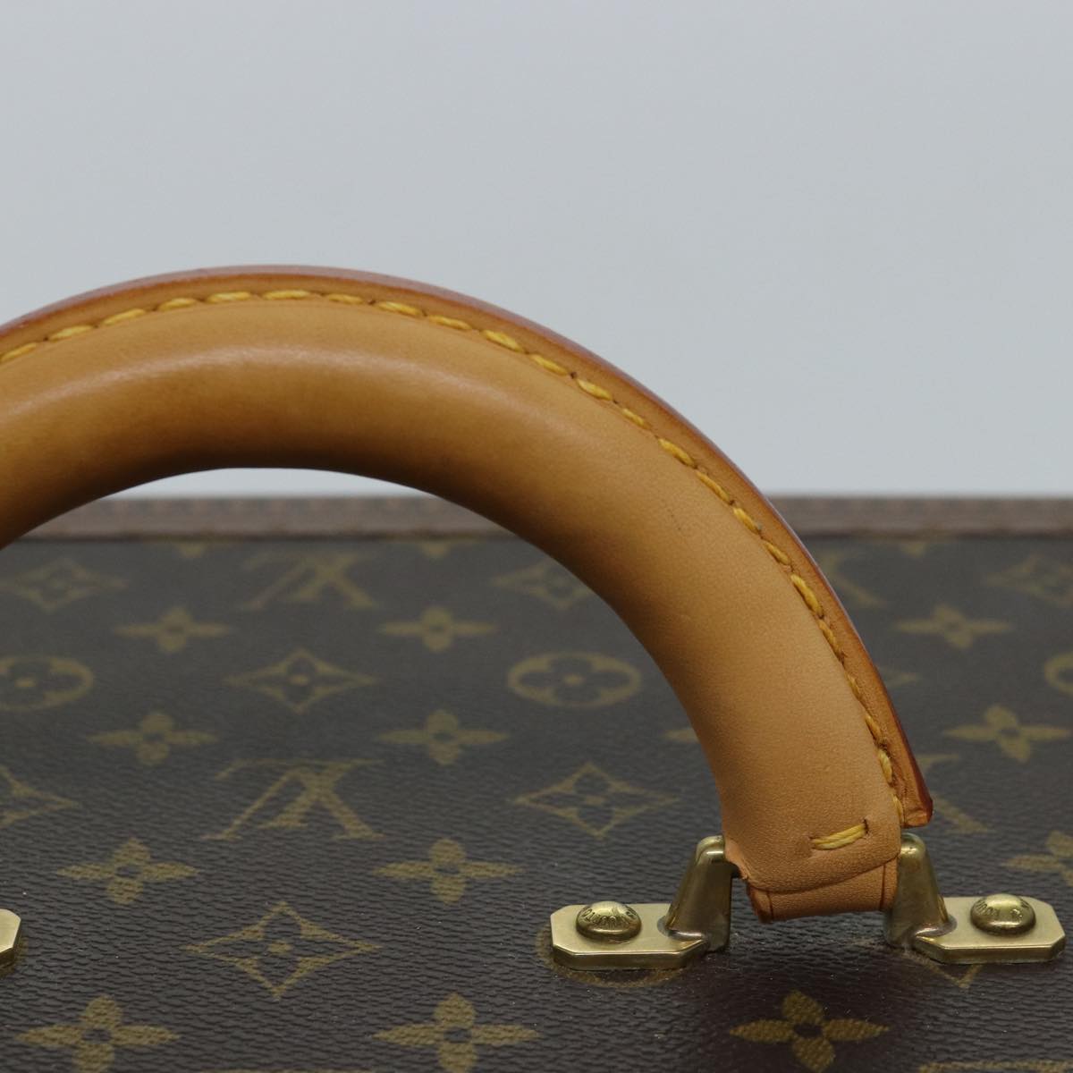 LOUIS VUITTON Monogram Attache Case Trunk SPO LV Auth 72245S