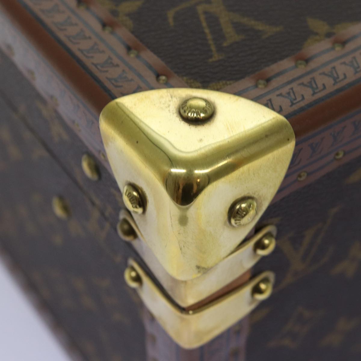 LOUIS VUITTON Monogram Attache Case Trunk SPO LV Auth 72245S