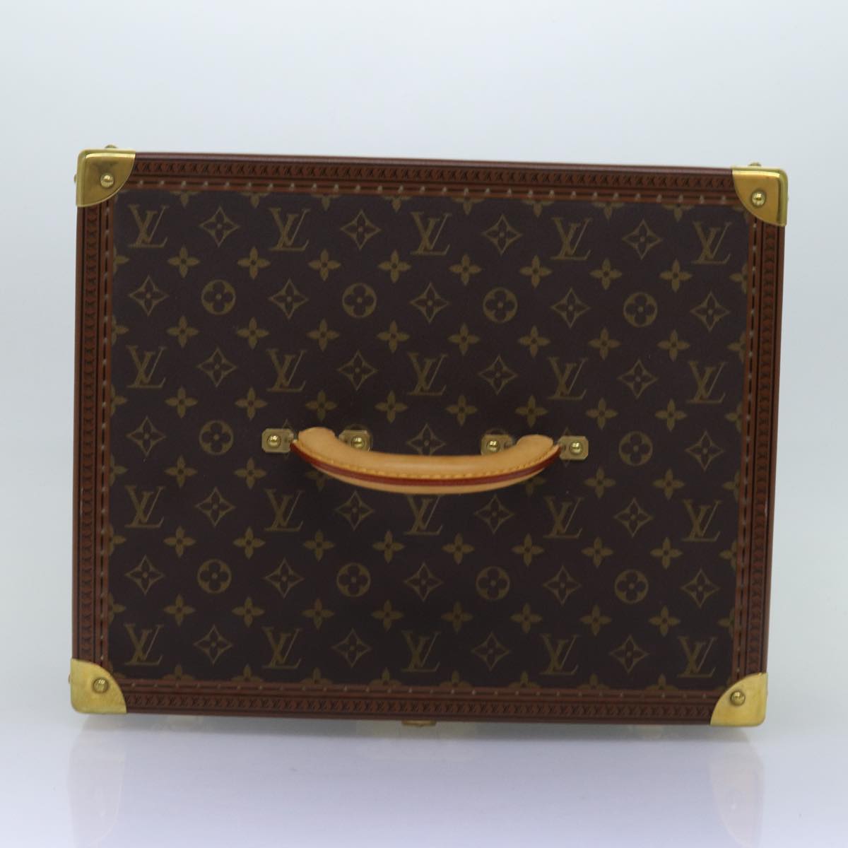 LOUIS VUITTON Monogram Attache Case Trunk SPO LV Auth 72245S