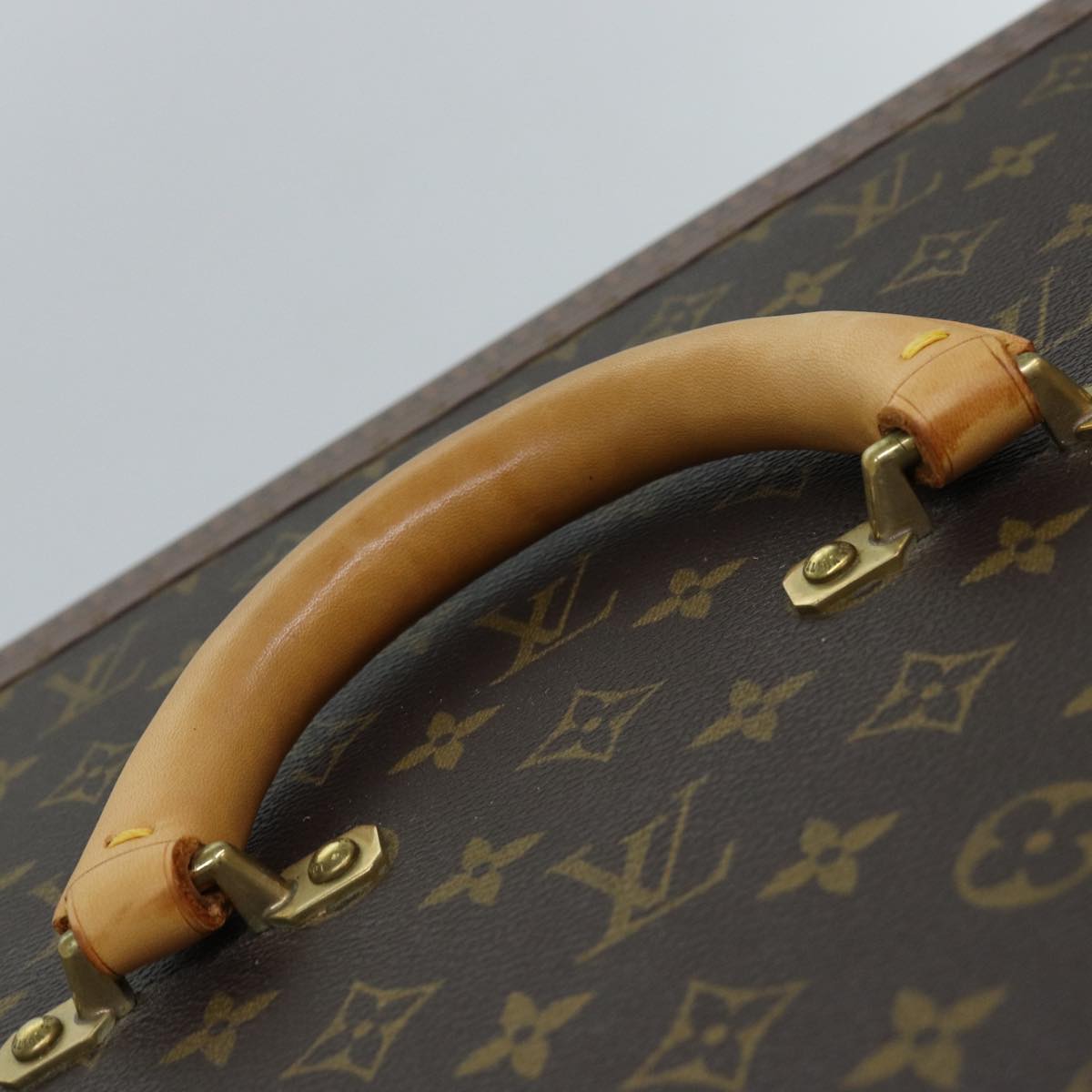 LOUIS VUITTON Monogram Attache Case Trunk SPO LV Auth 72245S