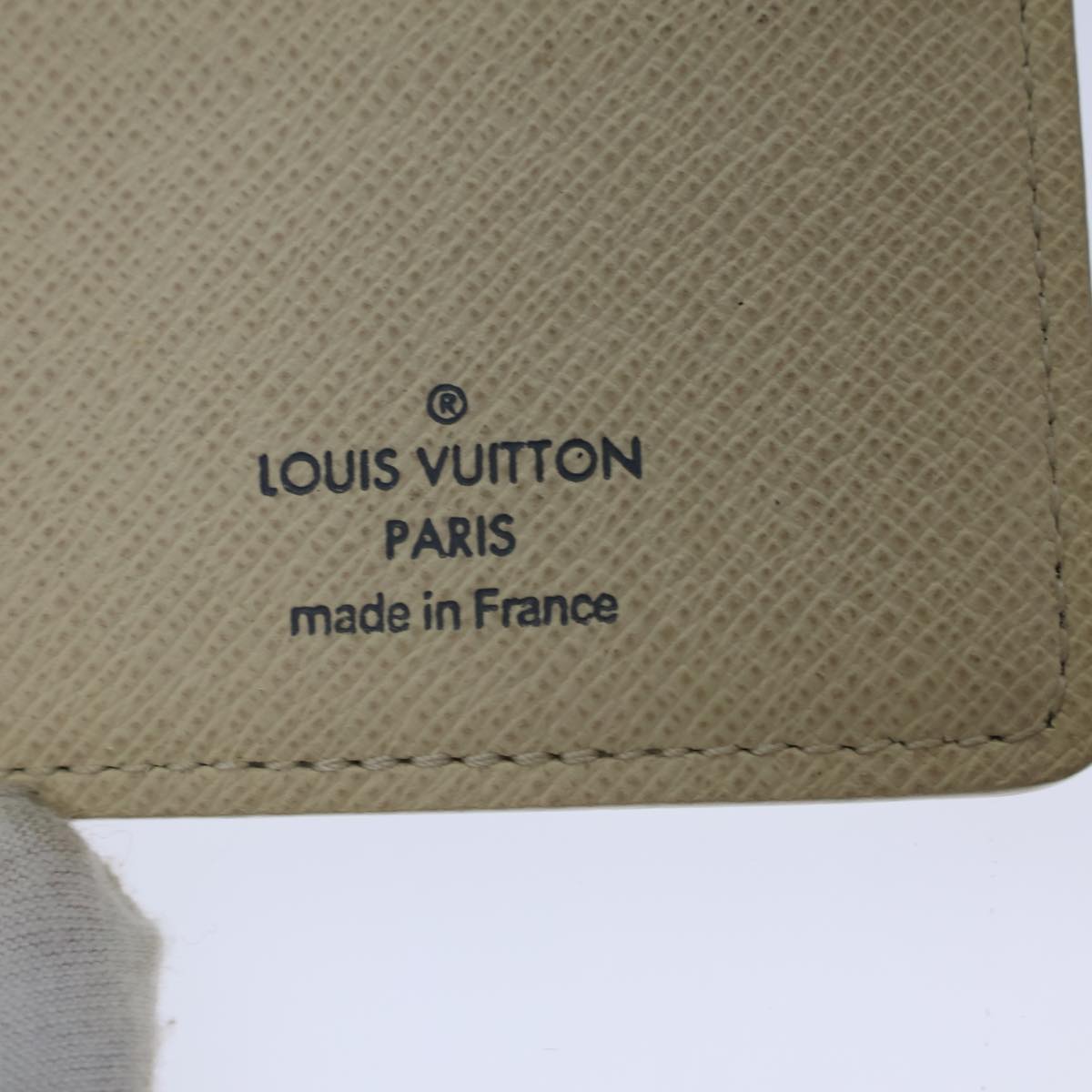 LOUIS VUITTON Damier Azur Organizer Dupoch Card Case N61727 LV Auth 72326