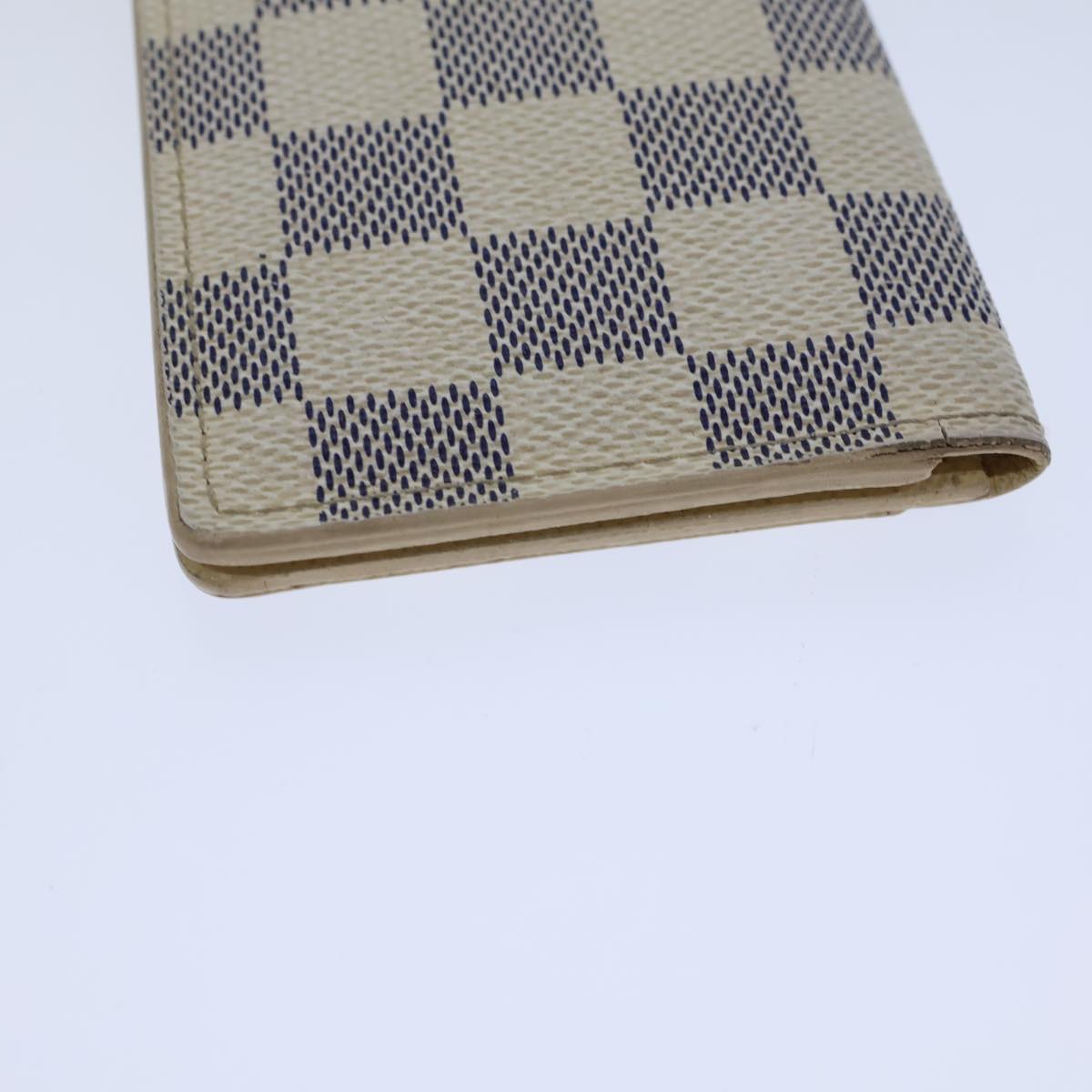 LOUIS VUITTON Damier Azur Organizer Dupoch Card Case N61727 LV Auth 72326