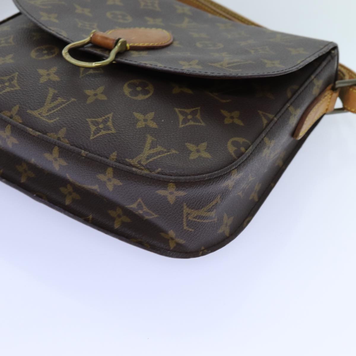 LOUIS VUITTON Monogram Saint Cloud GM Shoulder Bag M51242 LV Auth 72335