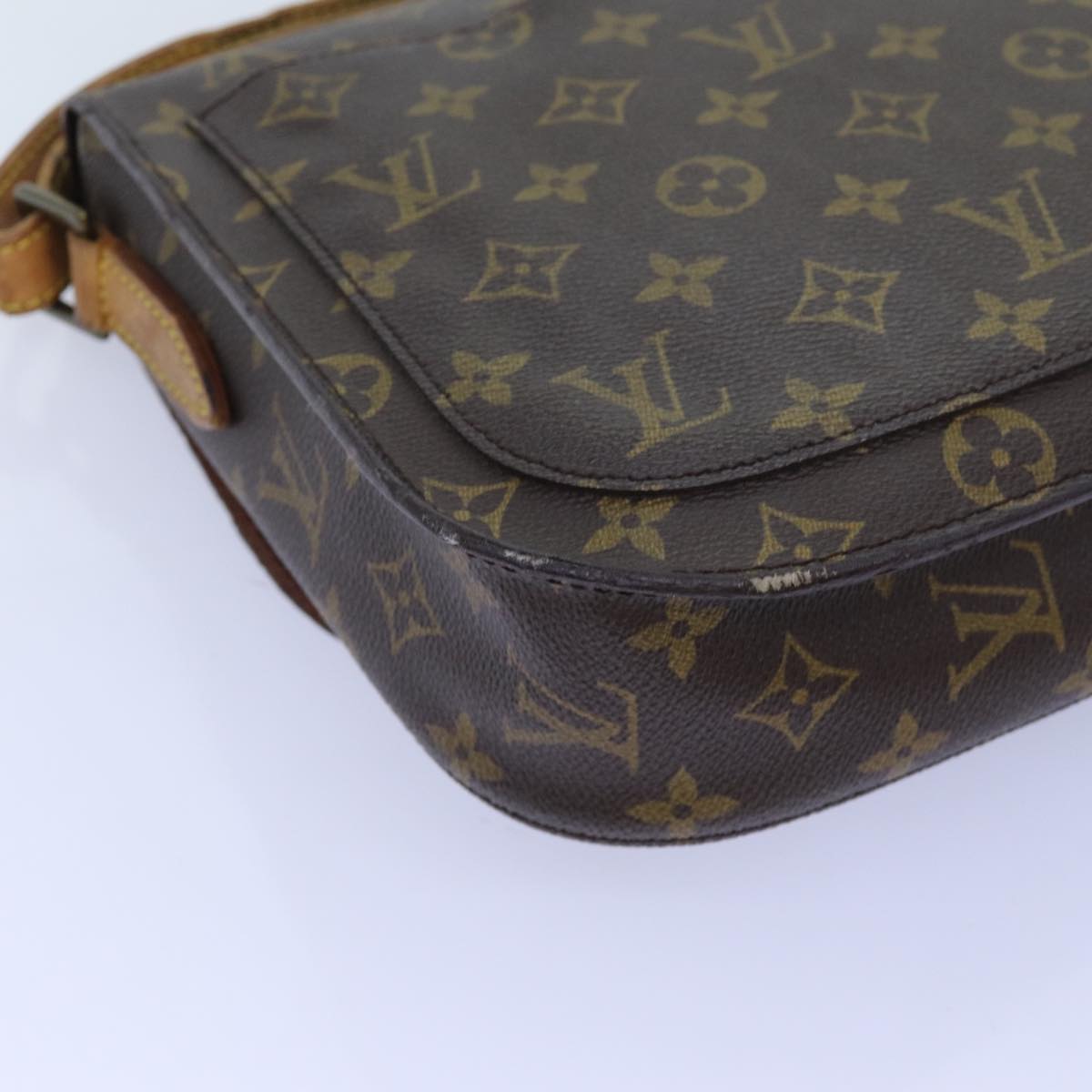 LOUIS VUITTON Monogram Saint Cloud GM Shoulder Bag M51242 LV Auth 72335