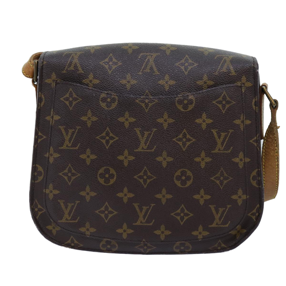 LOUIS VUITTON Monogram Saint Cloud GM Shoulder Bag M51242 LV Auth 72335