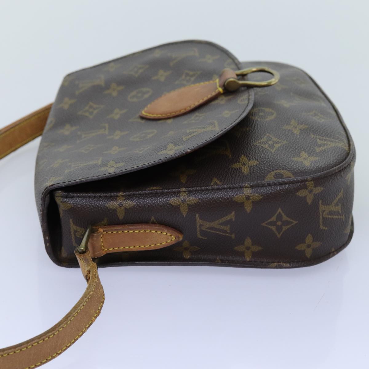 LOUIS VUITTON Monogram Saint Cloud GM Shoulder Bag M51242 LV Auth 72335