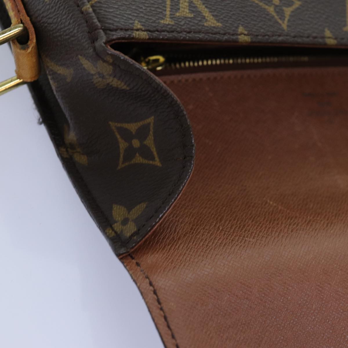 LOUIS VUITTON Monogram Saint Cloud GM Shoulder Bag M51242 LV Auth 72341