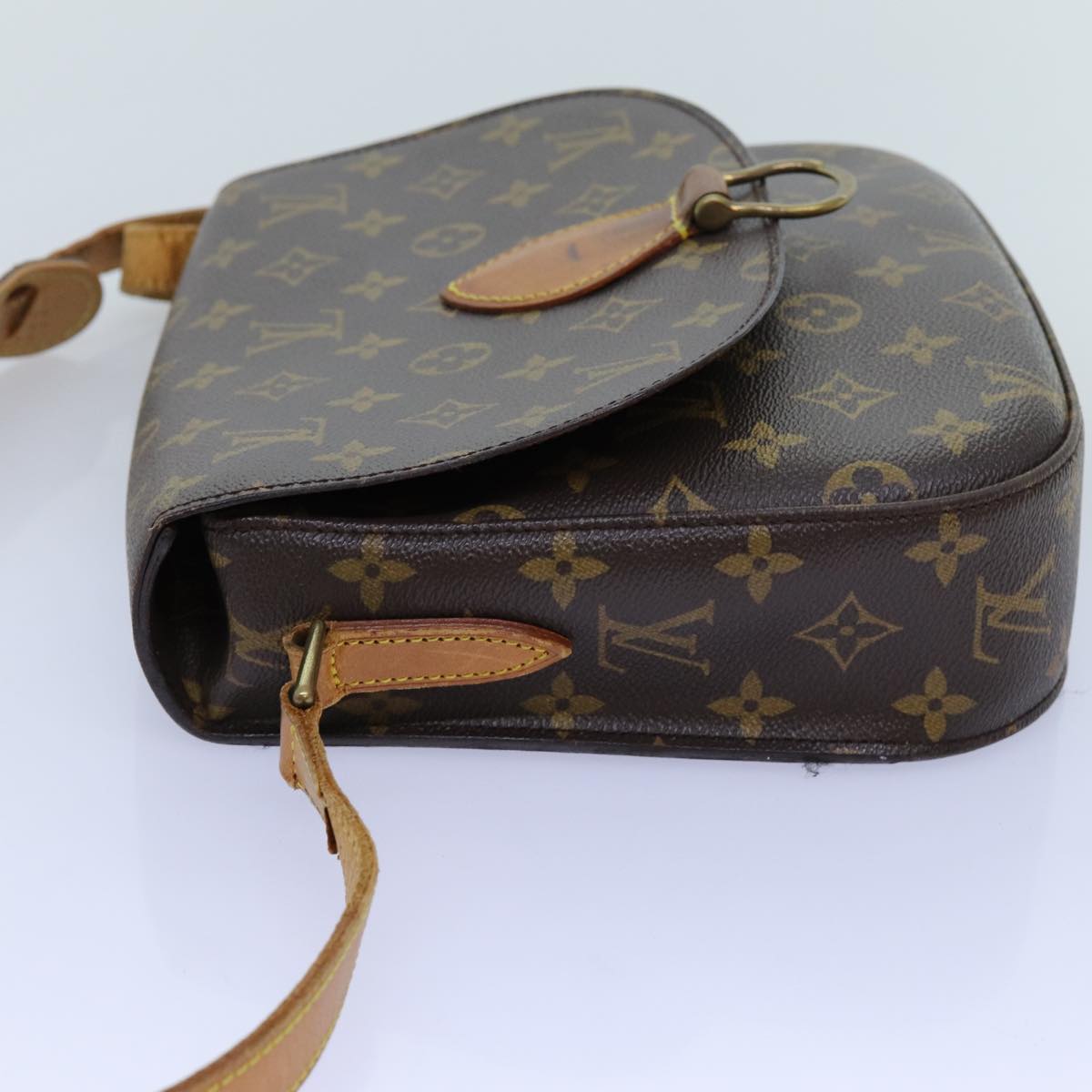 LOUIS VUITTON Monogram Saint Cloud GM Shoulder Bag M51242 LV Auth 72341