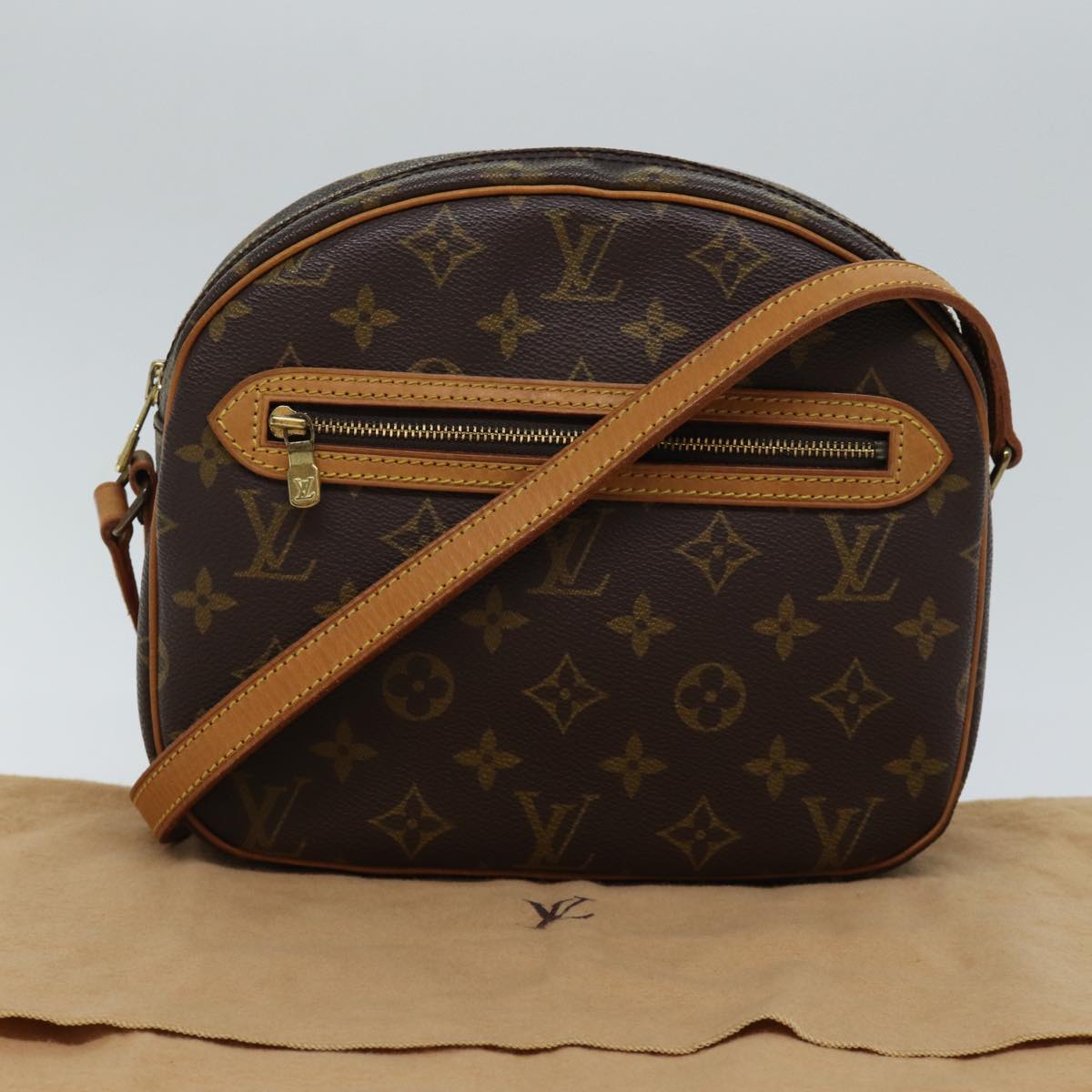 LOUIS VUITTON Monogram Senlis Shoulder Bag M51222 LV Auth 72343