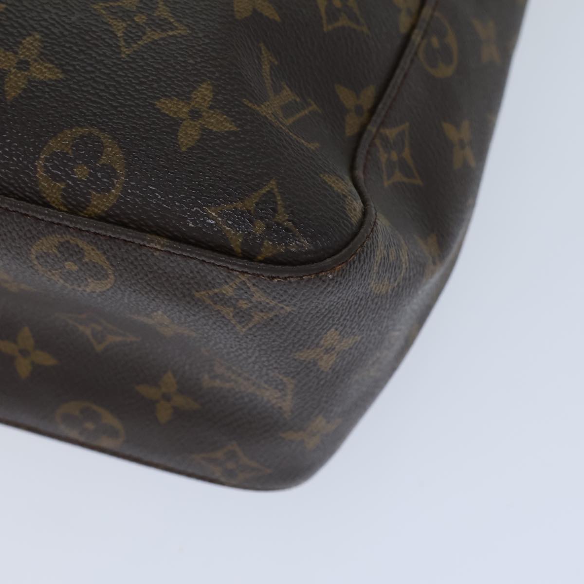 LOUIS VUITTON Monogram Looping GM Shoulder Bag M51145 LV Auth 72367