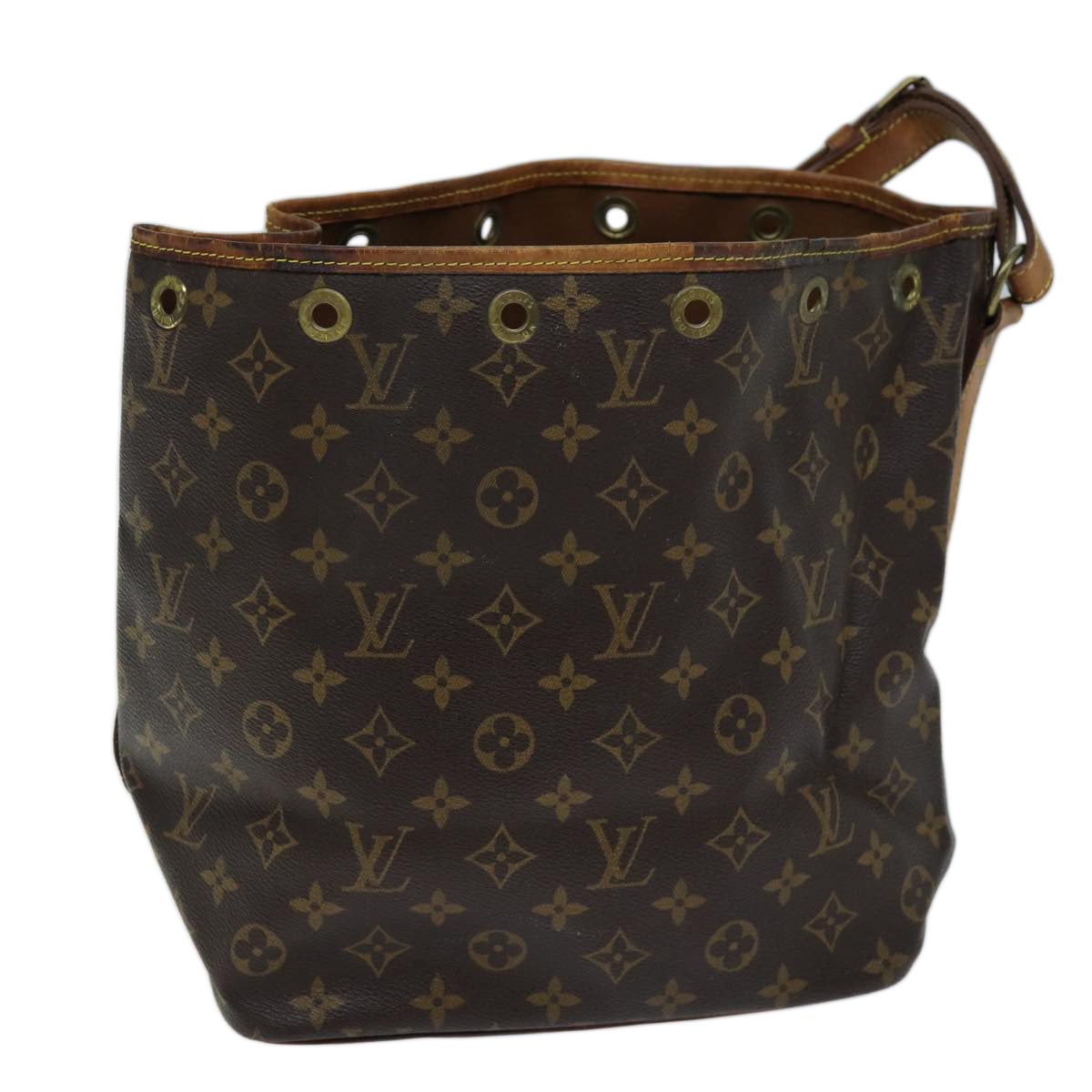 LOUIS VUITTON Monogram Petit Noe Shoulder Bag M42226 LV Auth 72369