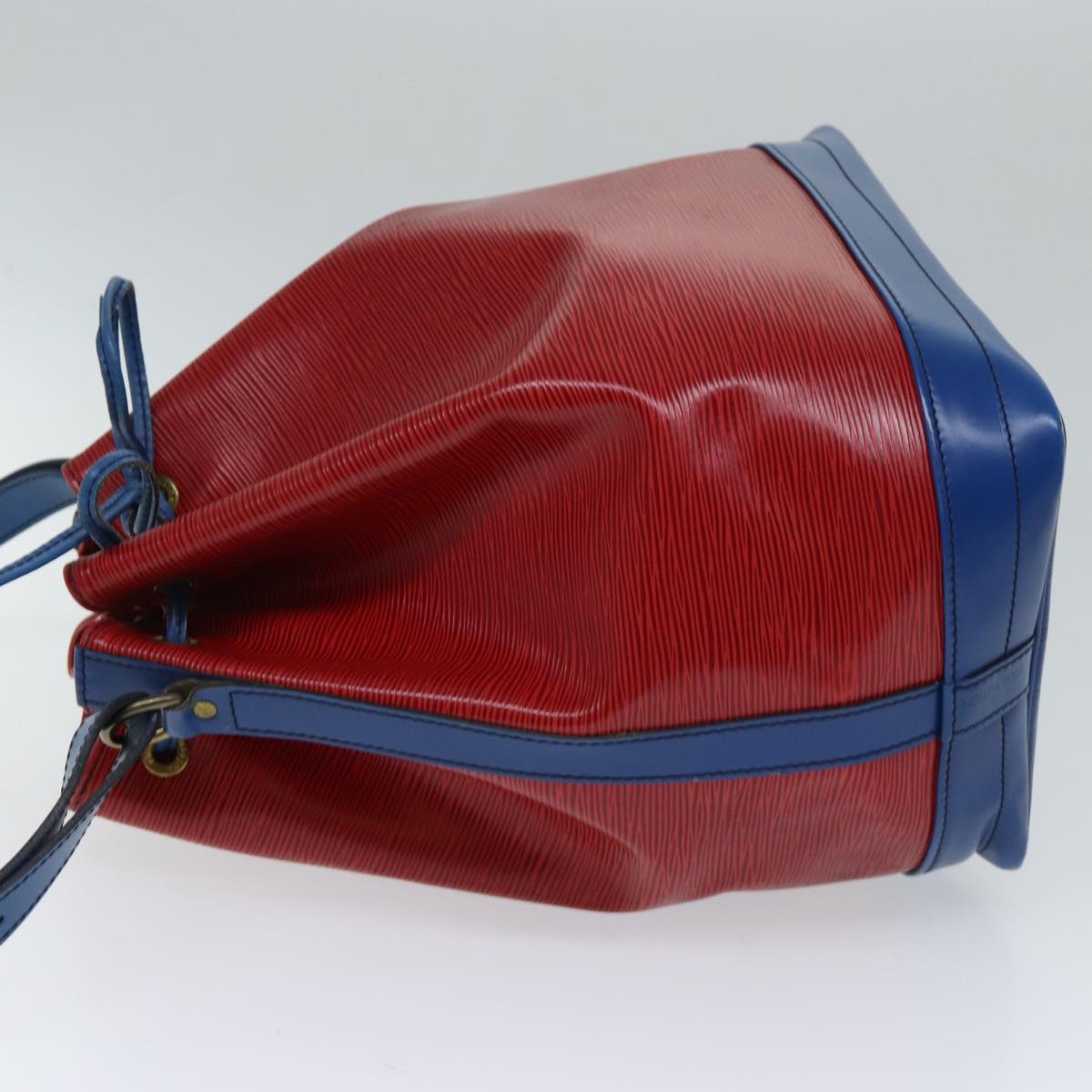 LOUIS VUITTON Epi Noe Shoulder Bag Bicolor Red Blue M44084 LV Auth 72398