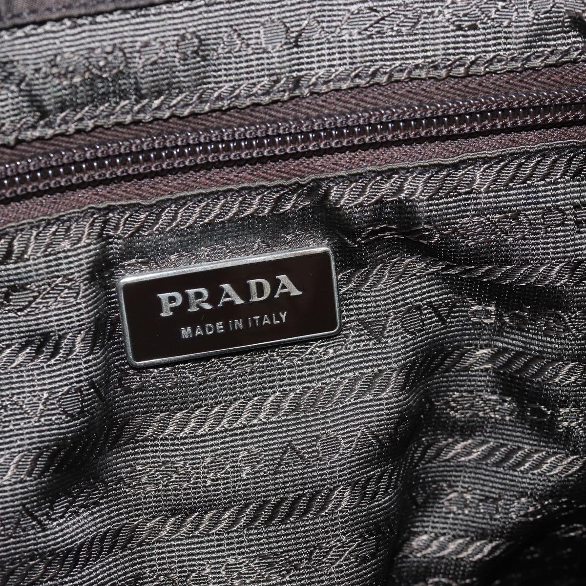 PRADA Backpack Nylon Khaki Auth 72425