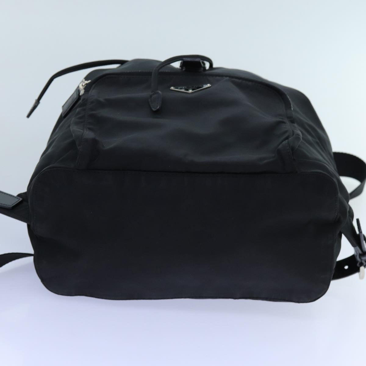 PRADA Backpack Nylon Black Auth 72489