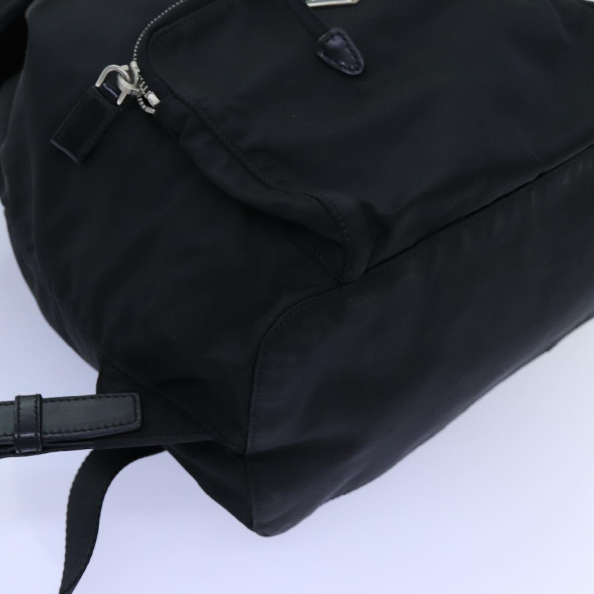 PRADA Backpack Nylon Black Auth 72489