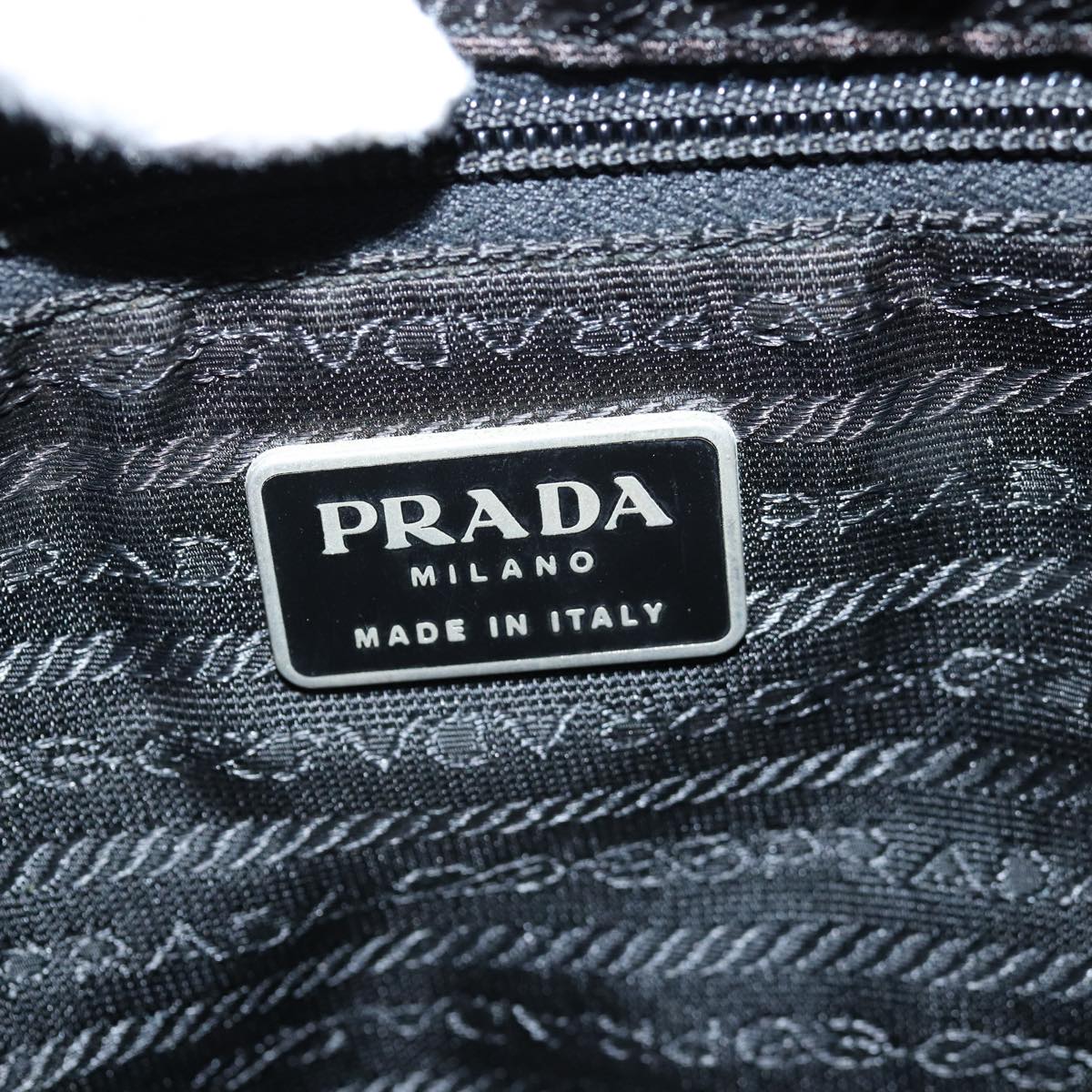 PRADA Backpack Nylon Black Auth 72491