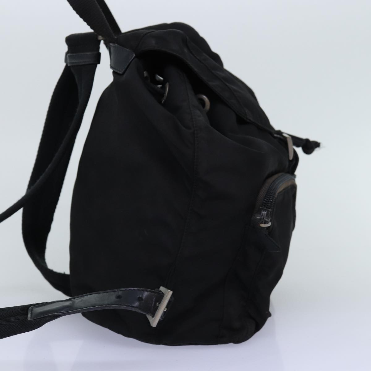 PRADA Backpack Nylon Black Auth 72491