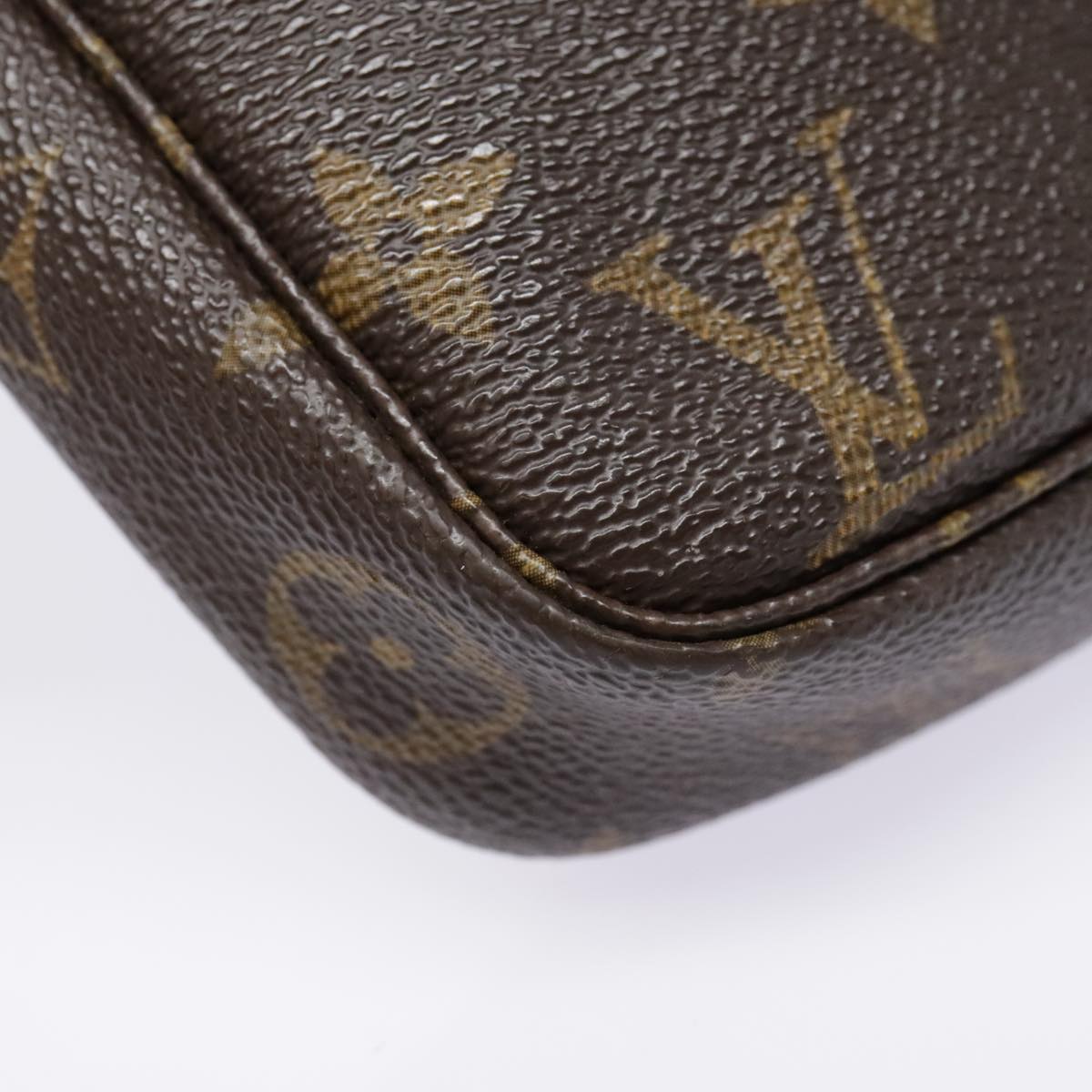 LOUIS VUITTON Monogram Pochette Accessoires Pouch M51980 LV Auth 72581