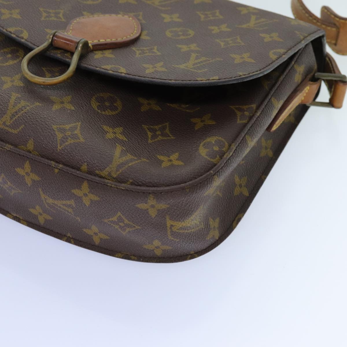 LOUIS VUITTON Monogram Saint Cloud GM Shoulder Bag Vintage M51242 LV Auth 72621