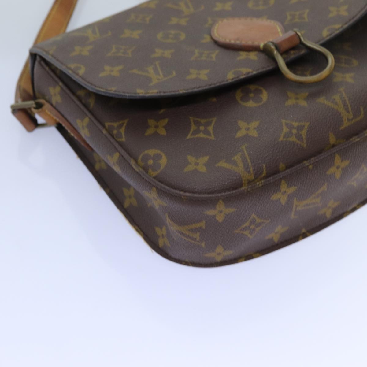 LOUIS VUITTON Monogram Saint Cloud GM Shoulder Bag Vintage M51242 LV Auth 72621