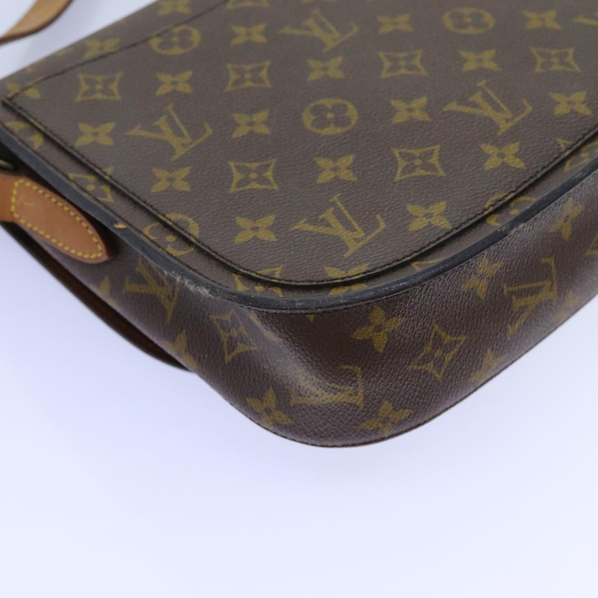 LOUIS VUITTON Monogram Saint Cloud GM Shoulder Bag Vintage M51242 LV Auth 72621