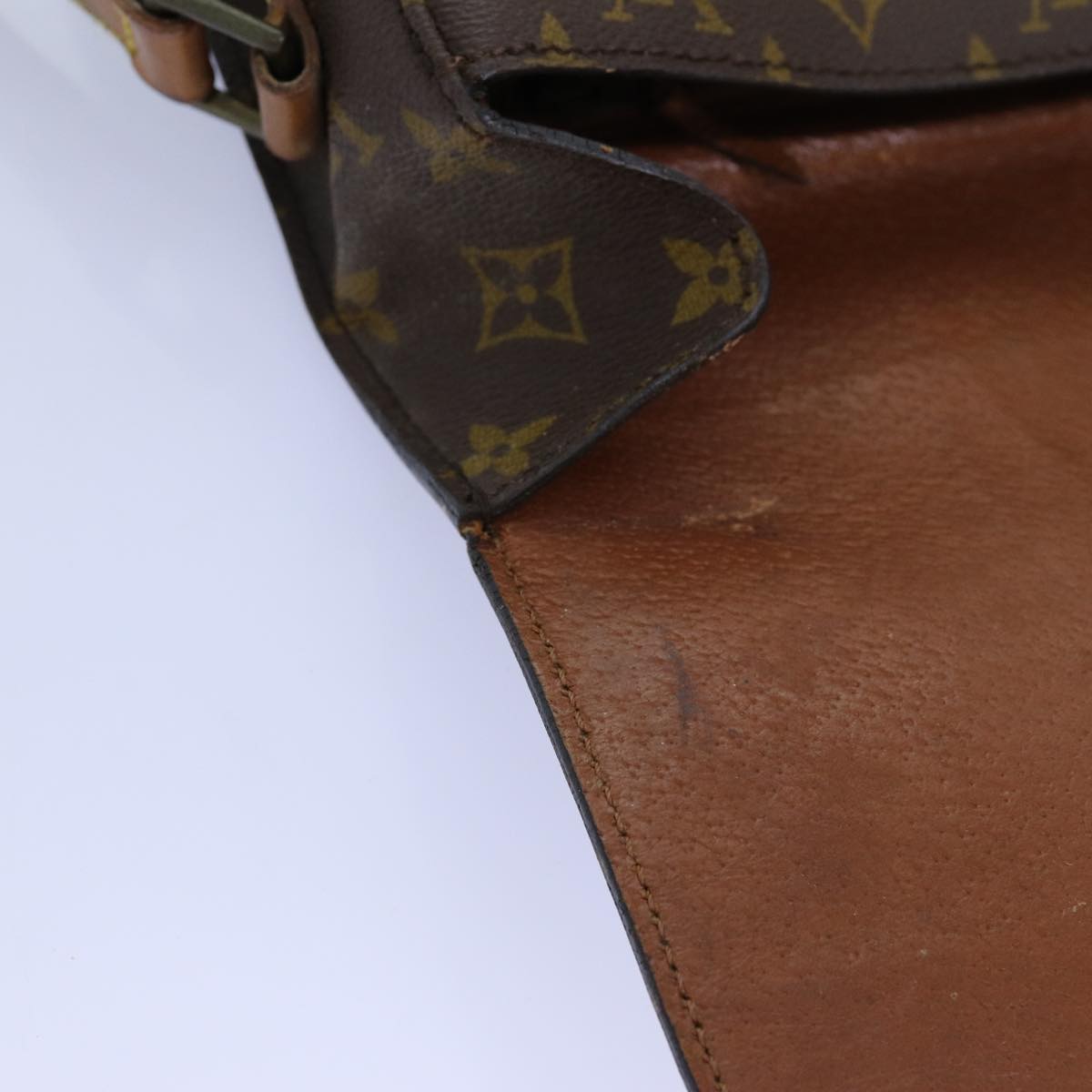 LOUIS VUITTON Monogram Saint Cloud GM Shoulder Bag Vintage M51242 LV Auth 72621