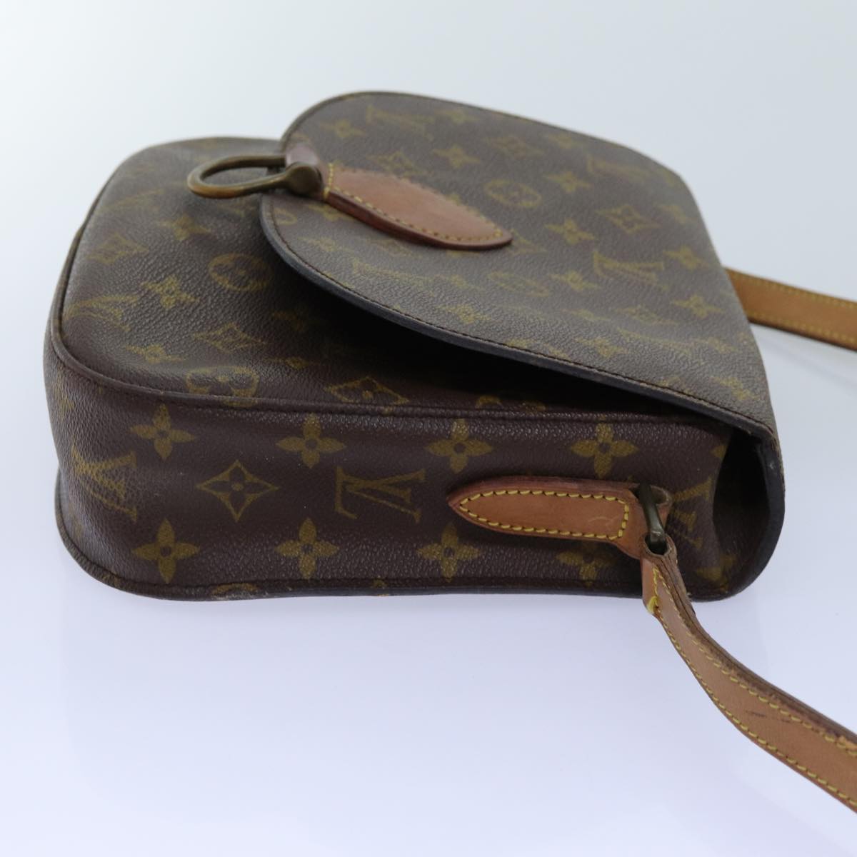 LOUIS VUITTON Monogram Saint Cloud GM Shoulder Bag Vintage M51242 LV Auth 72621