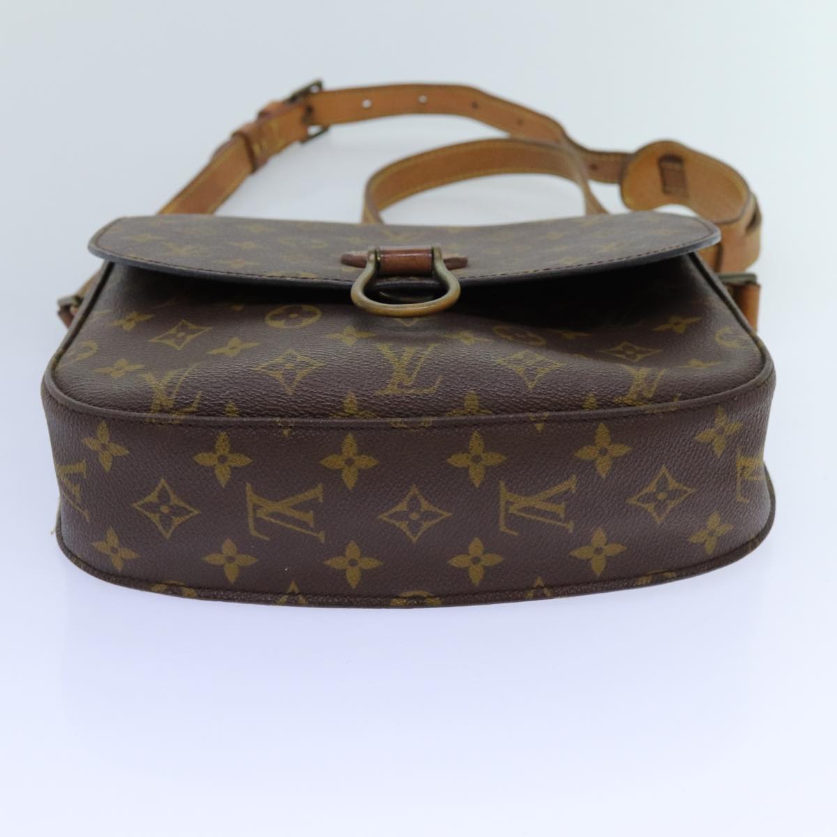 LOUIS VUITTON Monogram Saint Cloud GM Shoulder Bag Vintage M51242 LV Auth 72621