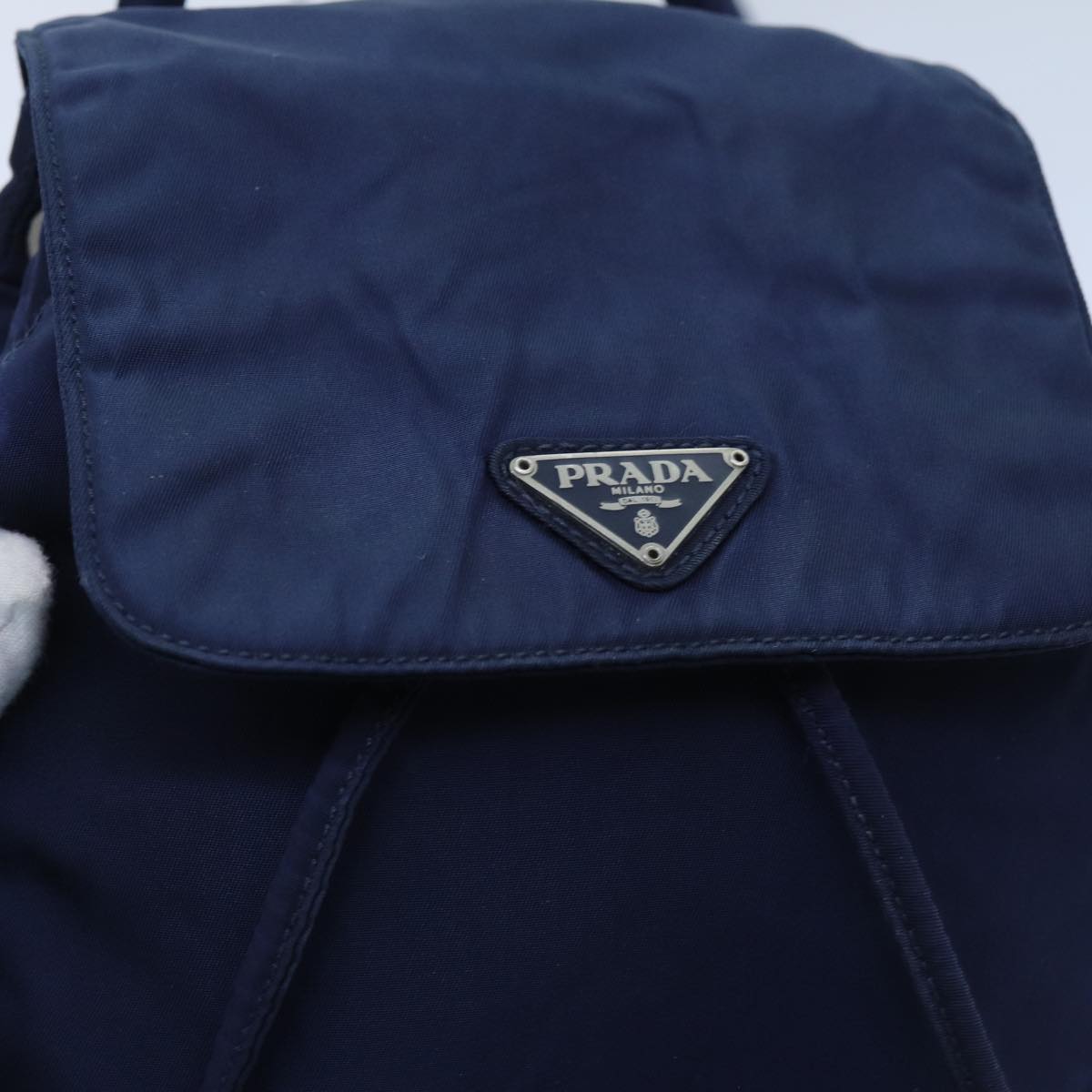 PRADA Backpack Nylon Navy Auth 72712