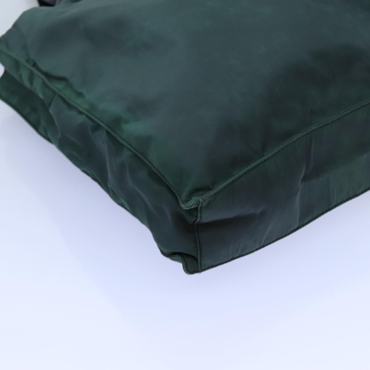 PRADA Tote Bag Nylon Green Auth 72777