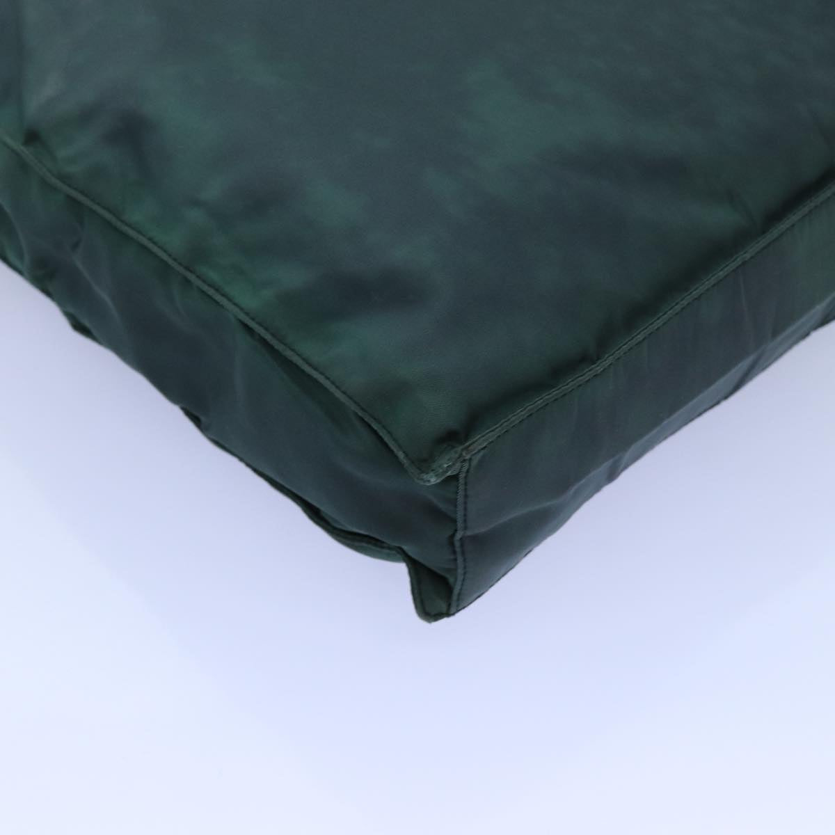 PRADA Tote Bag Nylon Green Auth 72777