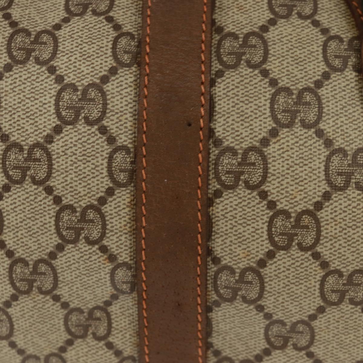GUCCI GG Supreme Web Sherry Line Bag PVC Beige Green Red 58 02 007 Auth 72785